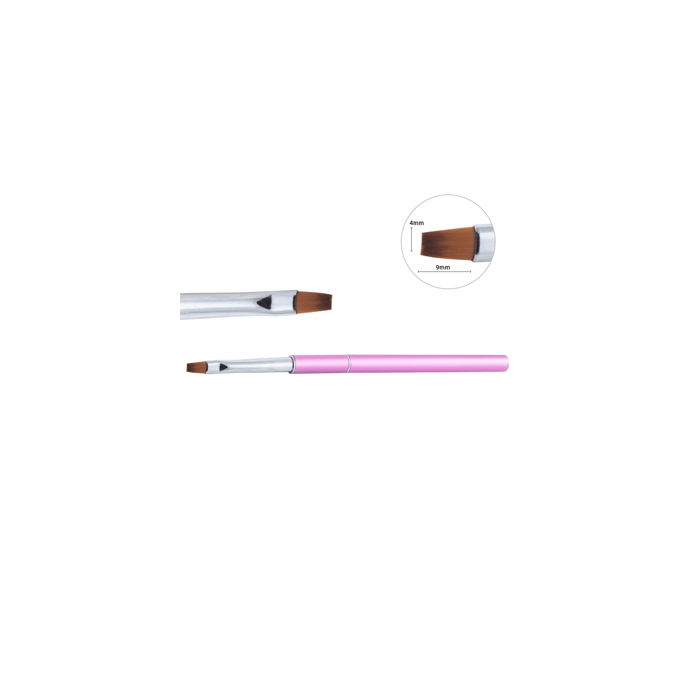 Pinceau Kolinsky Pour Le Gel 6 - Plat